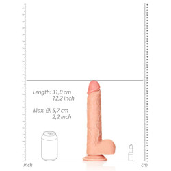 Real Rock Ultra Skin Gode réaliste Straight Up RealRock 23 x 5.7cm